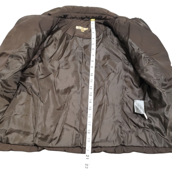 Wilsons Leather Womens Brown Down Puffer Vest Sz Small Outdoors Gorpcore Hiking - Picture 7 of 10